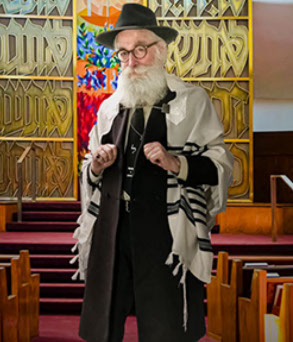 Peter Xifo - Orthodox Rabbi; standing